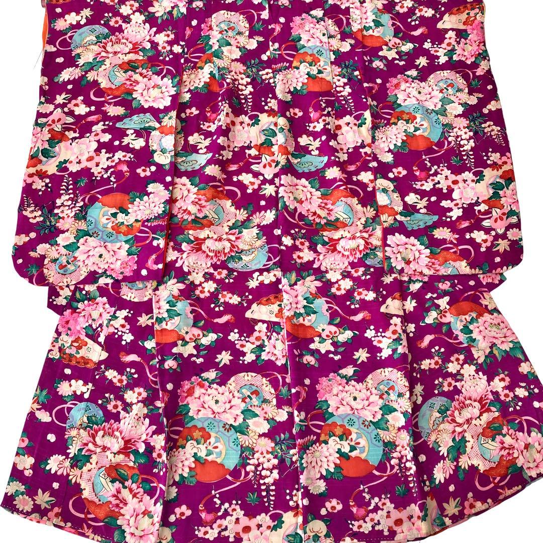 アンティーク　女の子　子供着物　七五三　アンティーク着物　NO6