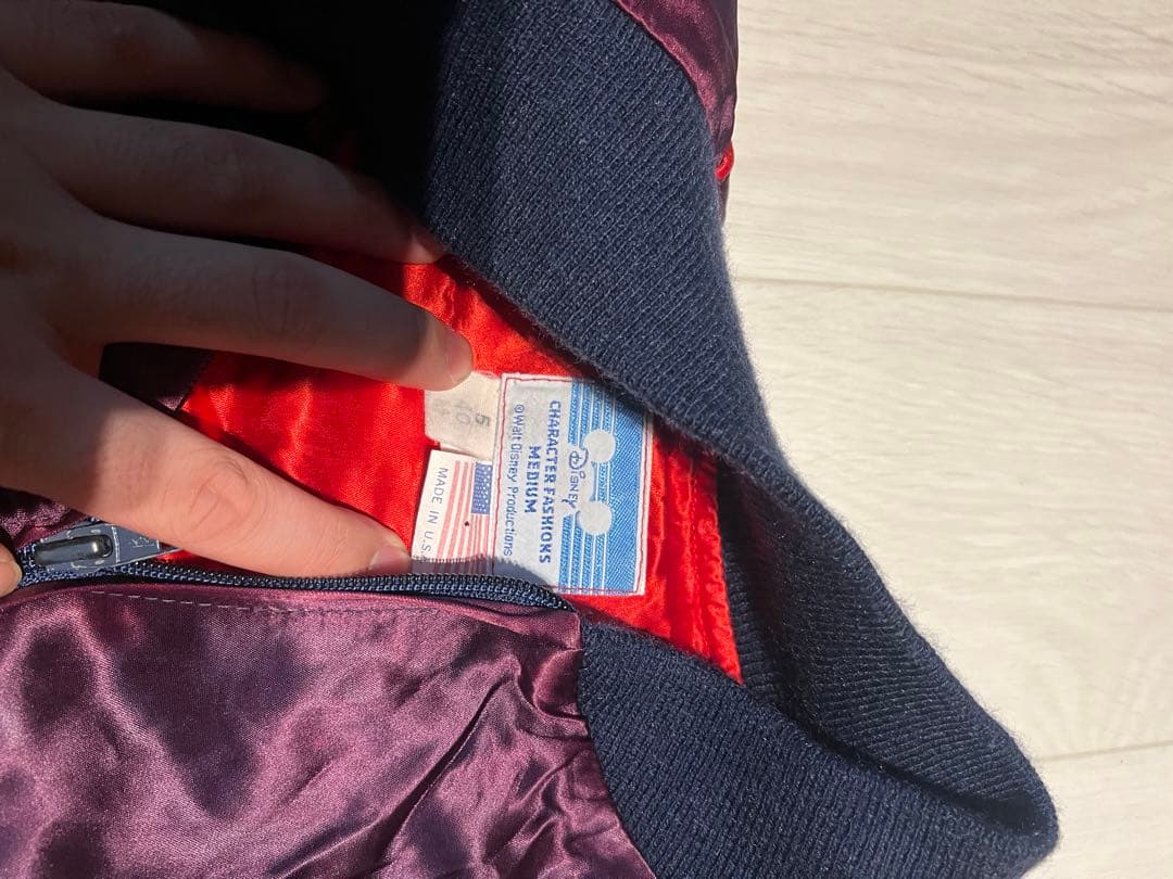 80s USA製 \"Disney ミッキー ファンタジア スカジャン