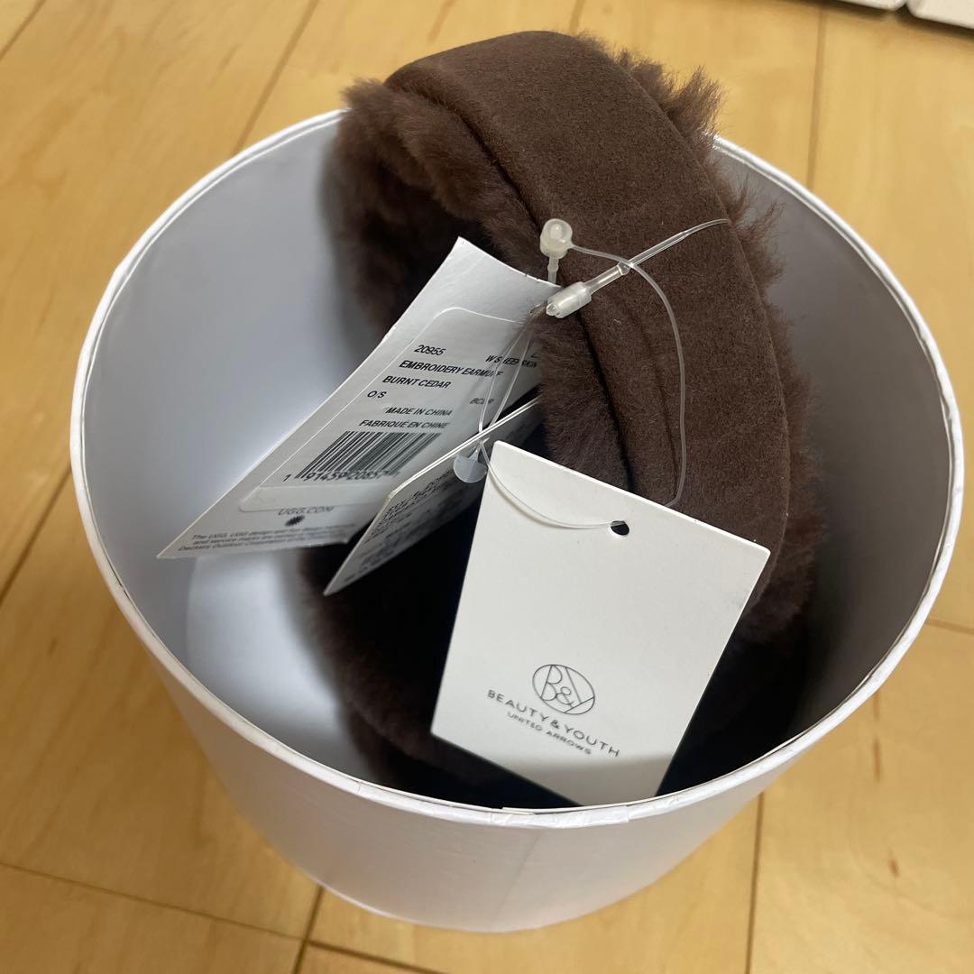 【新品未使用】【完売品】 UGGシープスキン イヤーマフ DK.BROWN