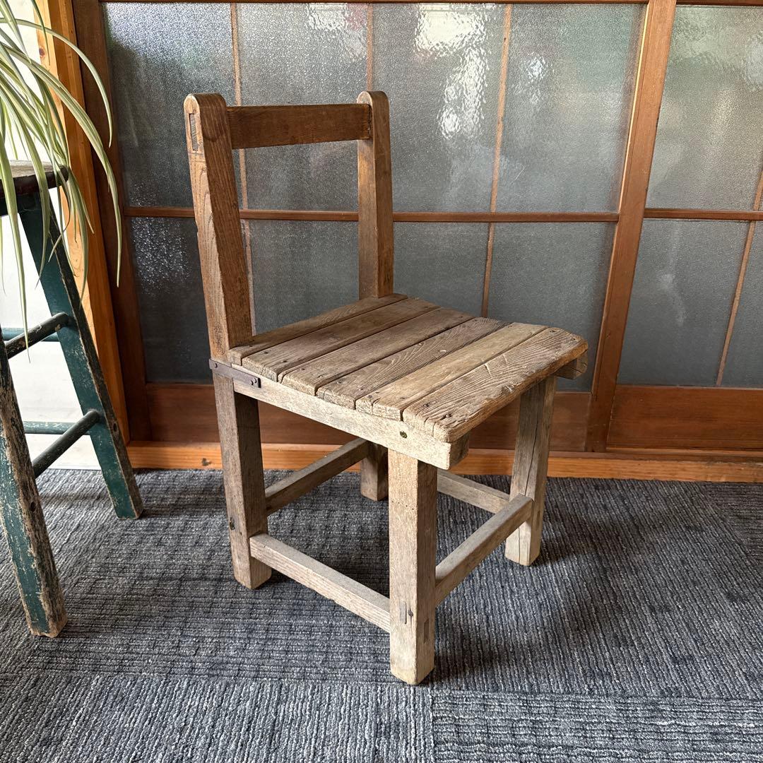 学校机&椅子セット　昭和レトロ　　　ヴィンテージ