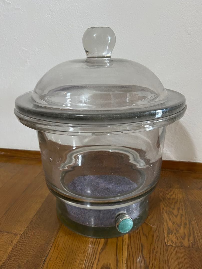 ガラス製デシケーター　キャニスター