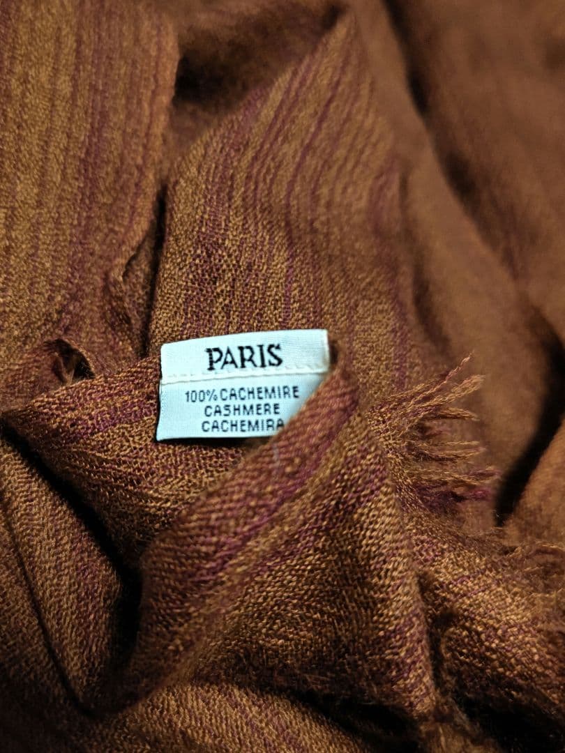 エルメス　レア　大判 カシミアショール　美品