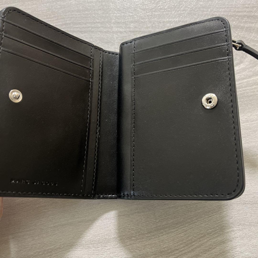 MARC JACOBS マークジェイコブス レザー 二つ折り財布 Jマーク