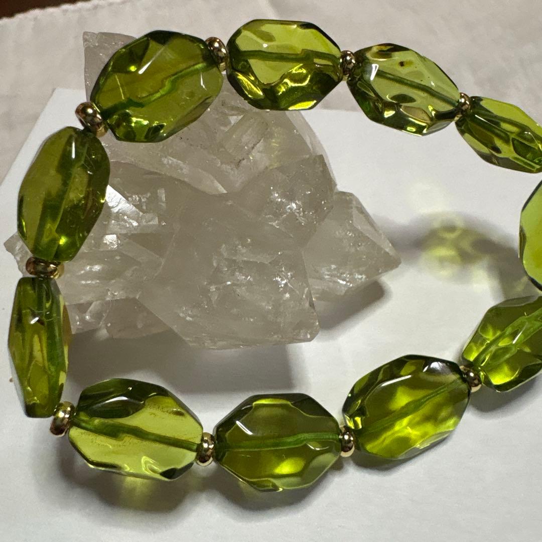 琥珀ブレスレット　アンバーブレスレット