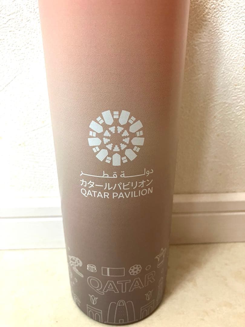 【大阪万博】カタールパビリオン限定　水筒 タンブラー ピンク