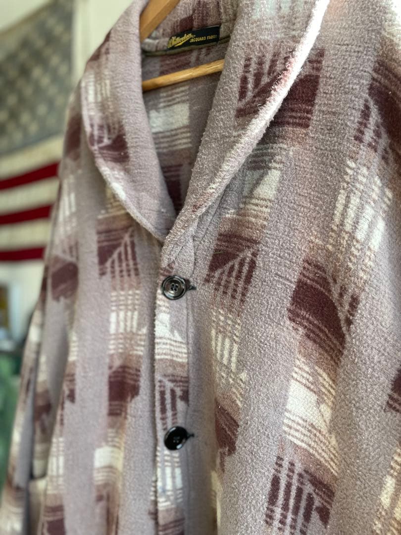 ヤ*貴様 50s ネイティブガウン ローブ US製 whittenton