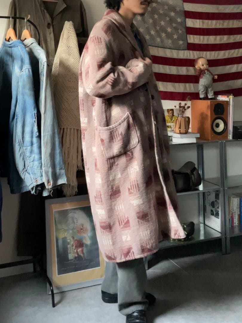 ヤ*貴様 50s ネイティブガウン ローブ US製 whittenton