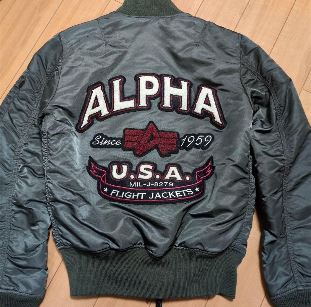 美品 ALPHA フライトジャケットMA-1 MIL-J-82790J USAF