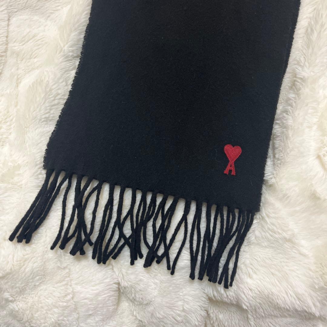 AmiParis アミパリス　マフラー　ブラック