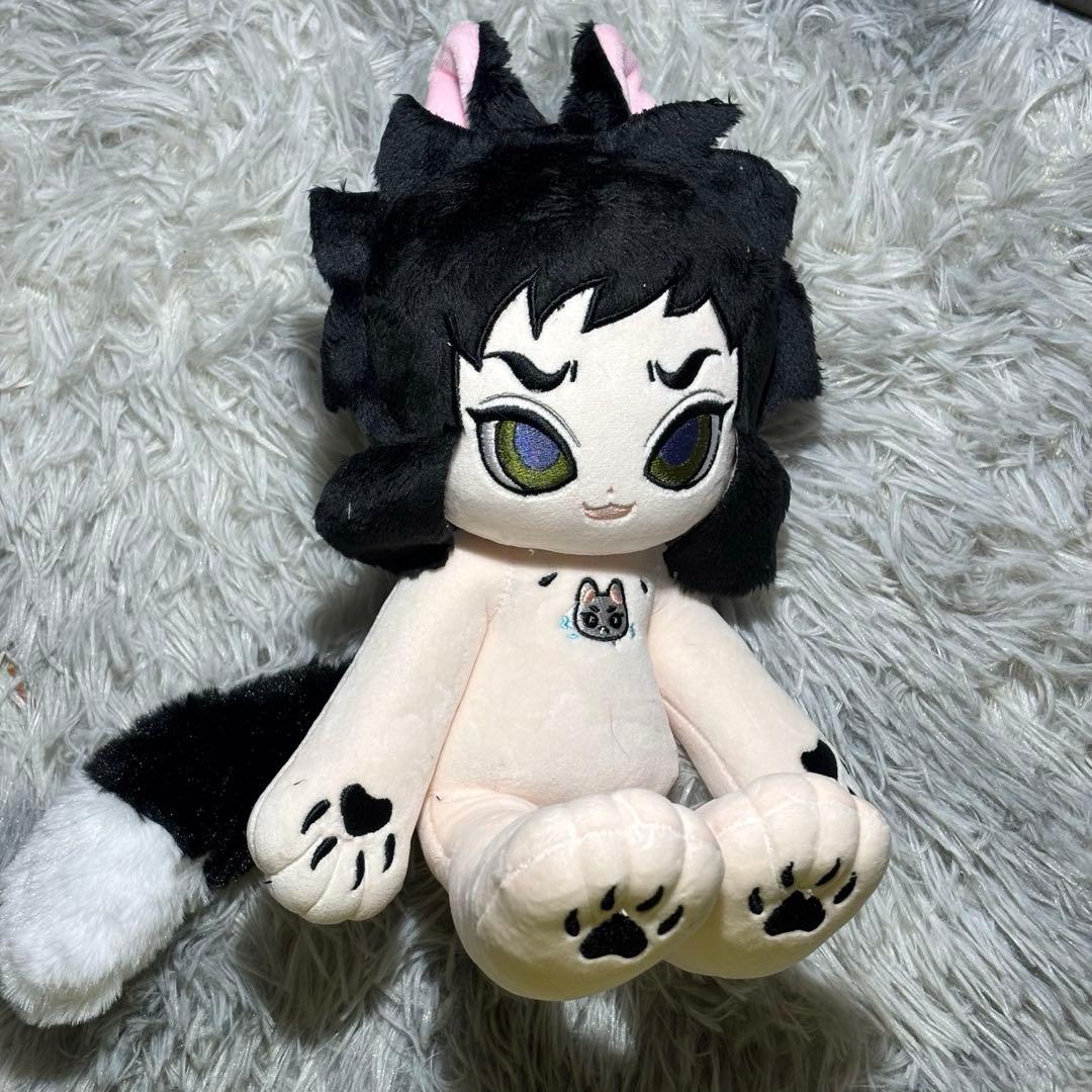 獪岳　ぬいぐるみ　30センチ　着せ替え　服２点付き　スケルトン入り　鬼滅の刃