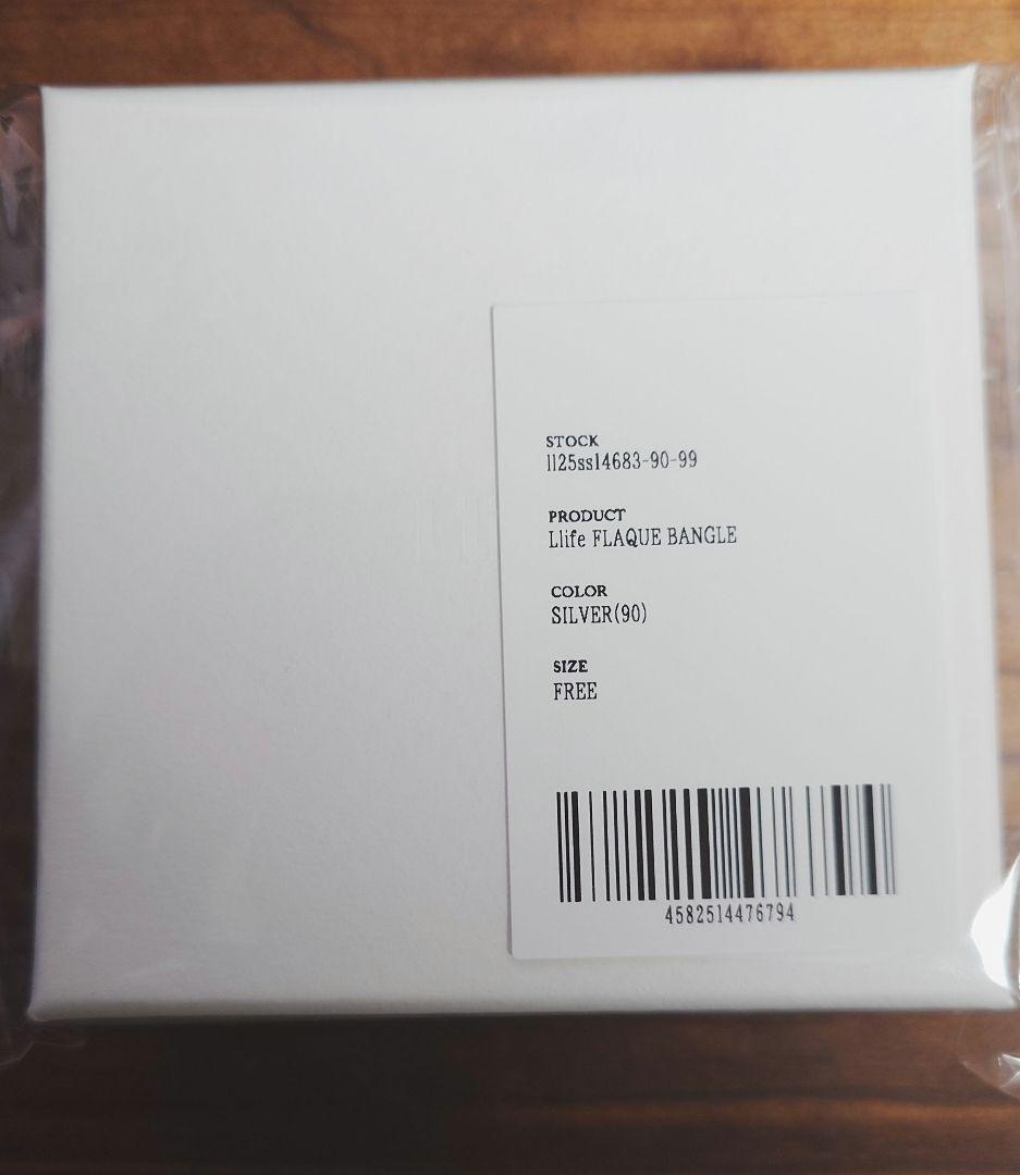 アクセサリー Llife FLAQUE BANGLE SILVER