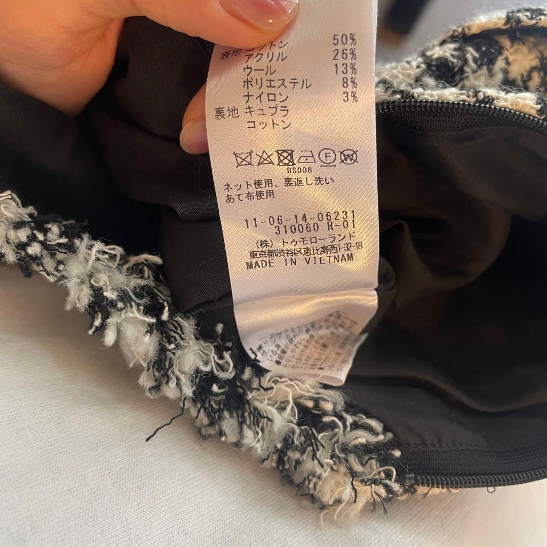 ハウンドトゥースツイード ジャンプスーツ