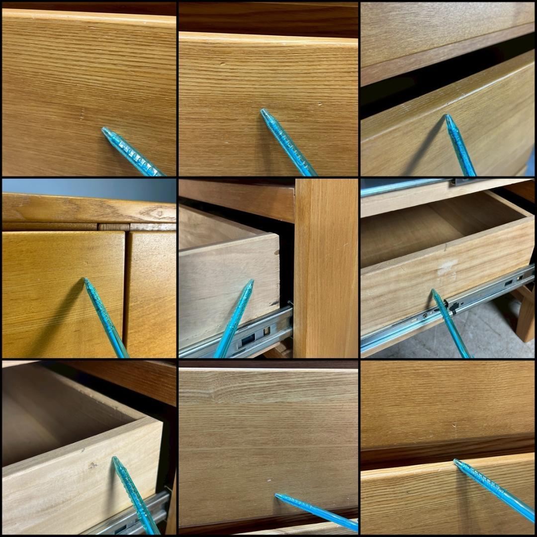 無印良品 MUJI タモ材 4段 ワイド チェスト シンプル 北欧 モダン 希少