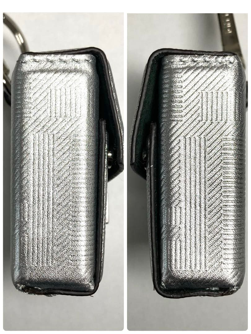 美品　フェンディ　ナノバゲット　チャーム　キーホルダー　キーリング　シルバー　袋