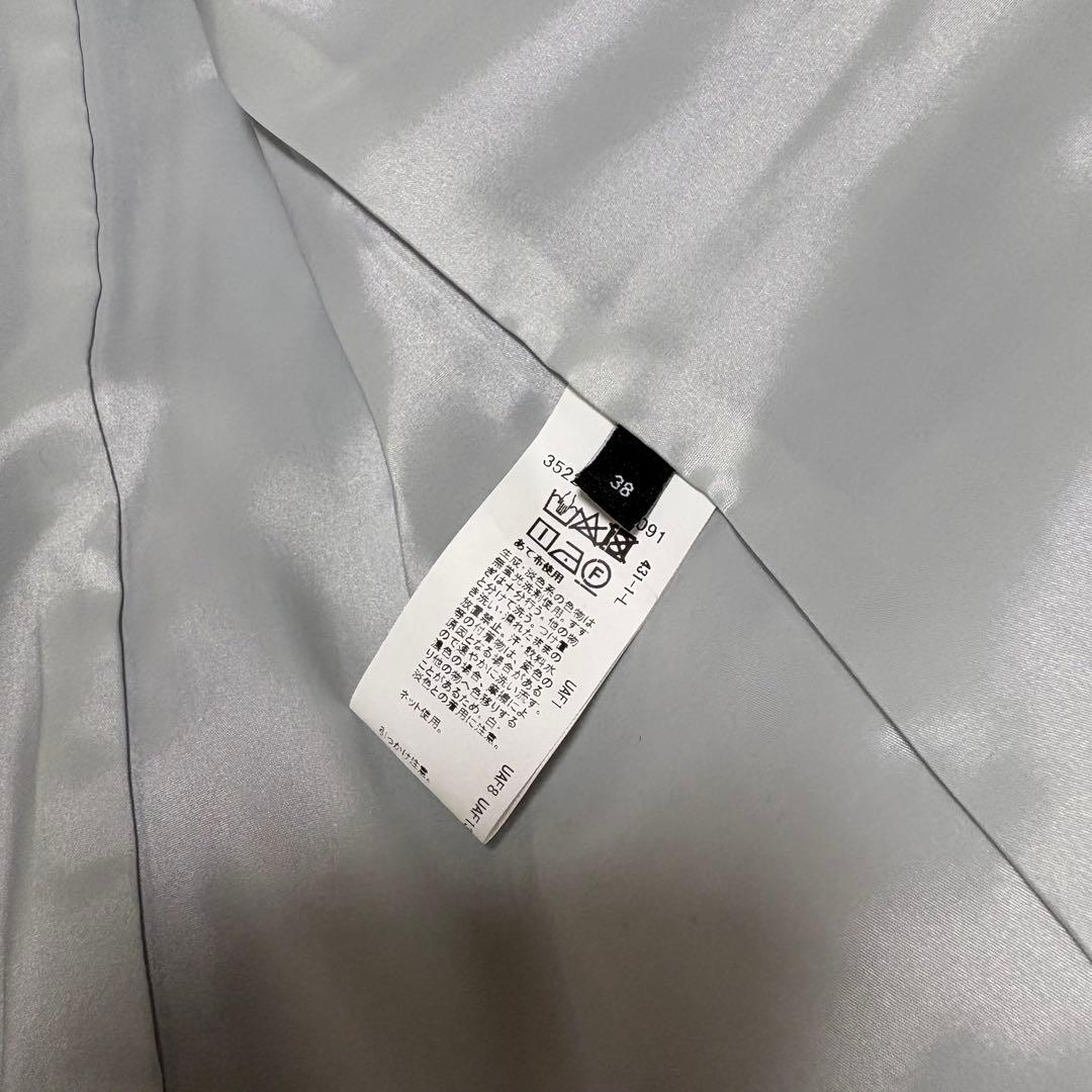 美品 グリーンレーベルリラクシング ノーカラー セットアップ スーツ パンツ