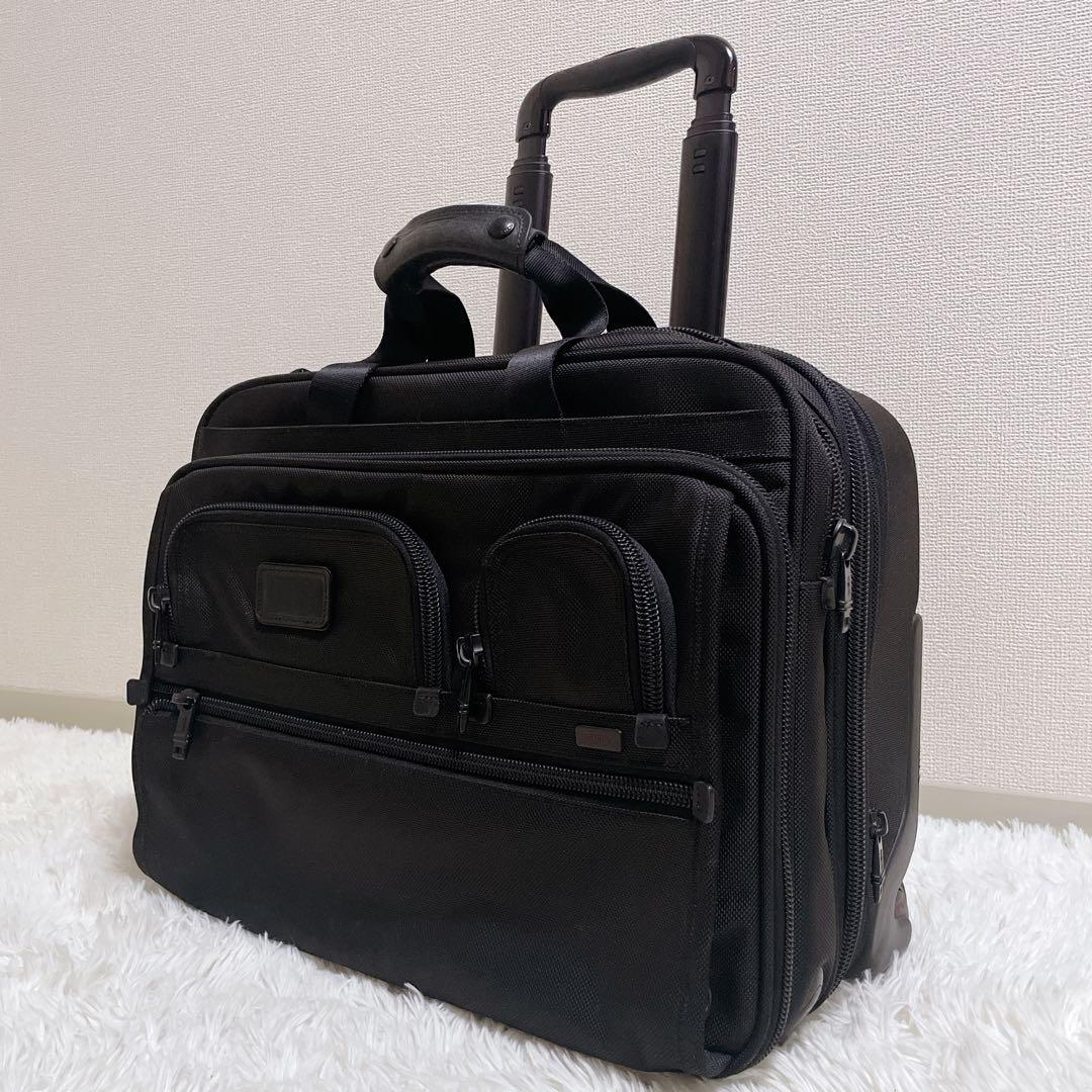 ✨極美品✨TUMI アルファDX 機内持込 キャリーケース イニシャル入り