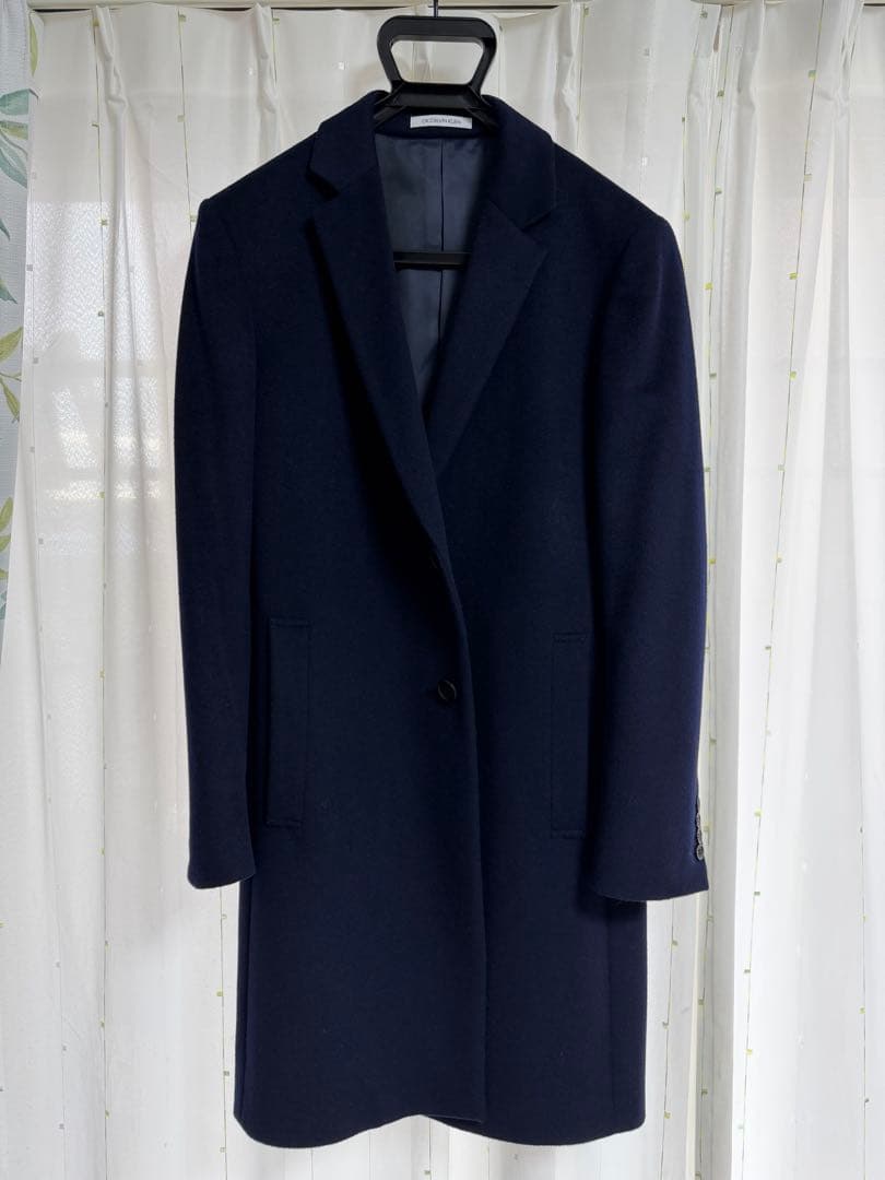   チェスターコート ネイビー