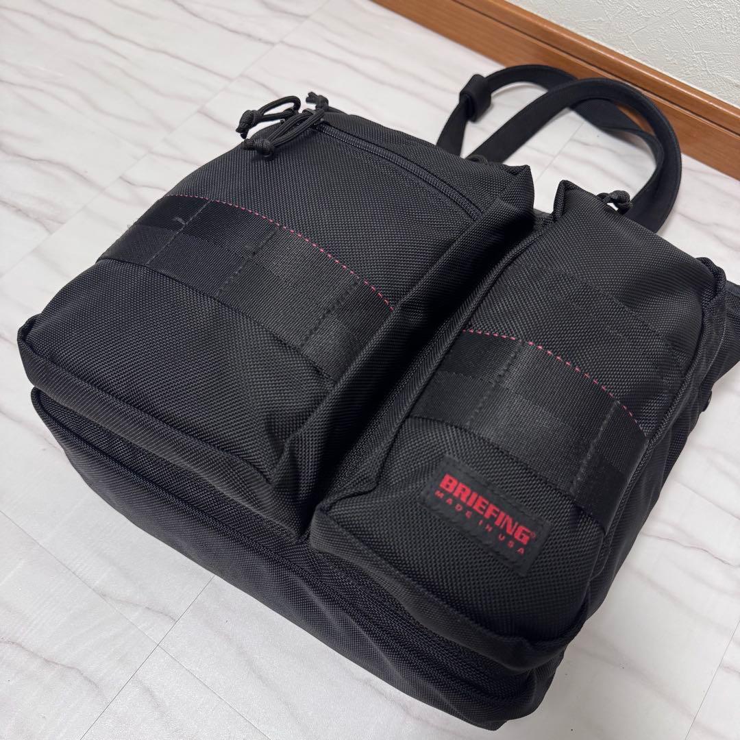 美品BRIEFING BS TOTE TALL BLACK トートバッグ USA