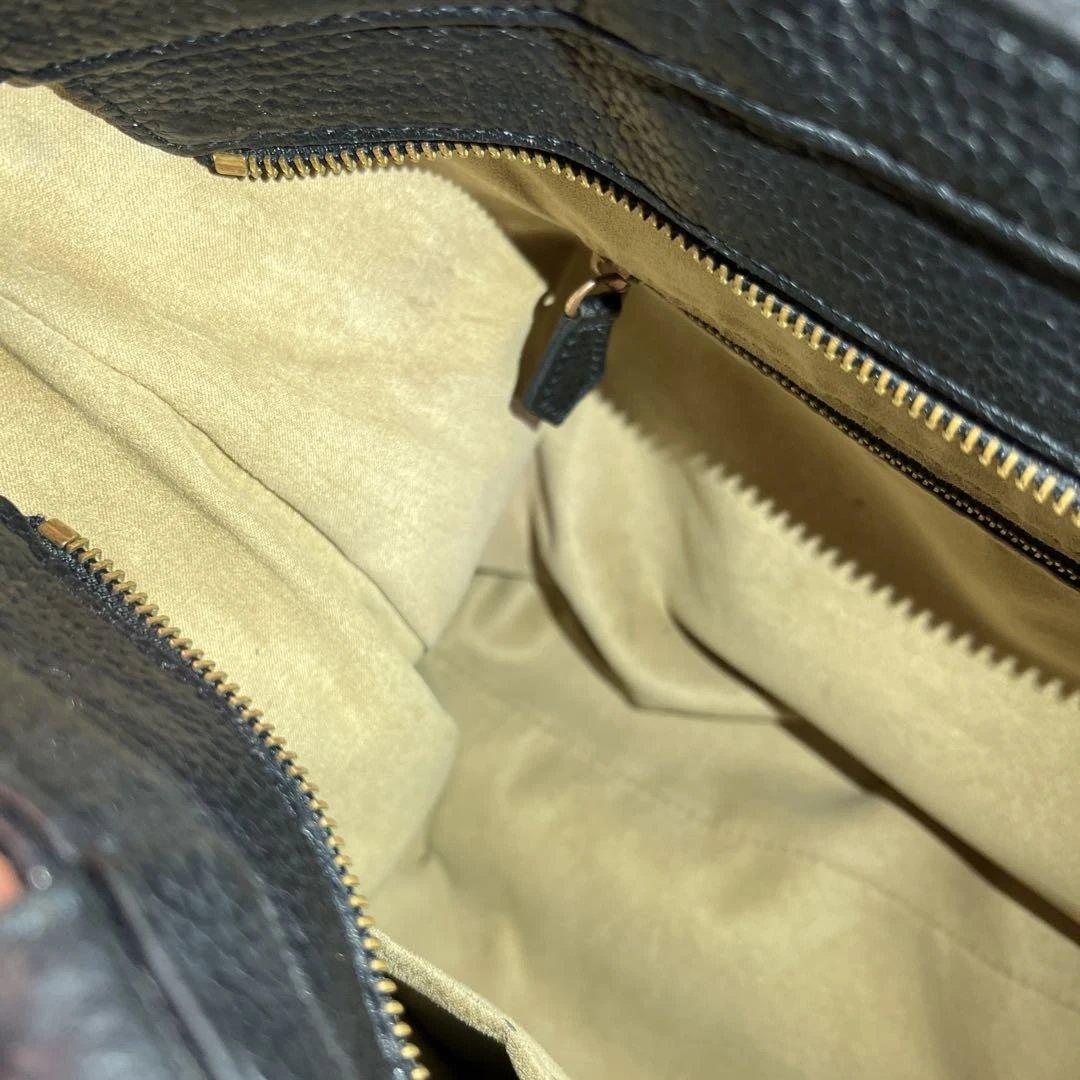 【1/4までセール中】HushTug ハッシュタグ レザートート ブラック