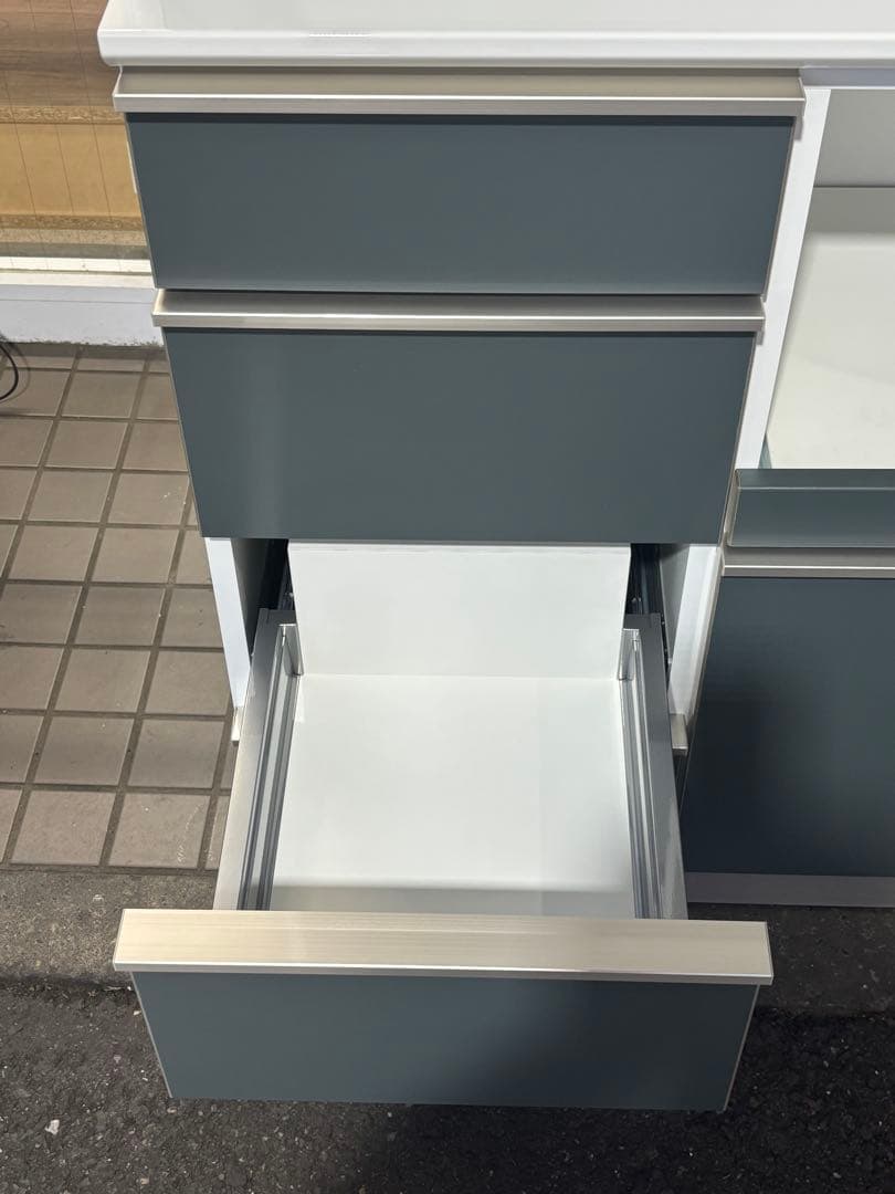 新品 AYANO 綾野製作所 キッチンボード カンビア ソフトクローズ付き