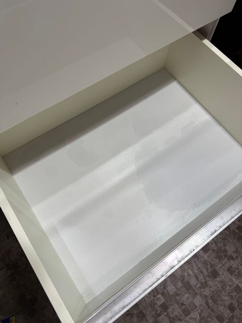 ランドリーチェスト　幅55cm　ホワイト　大川家具