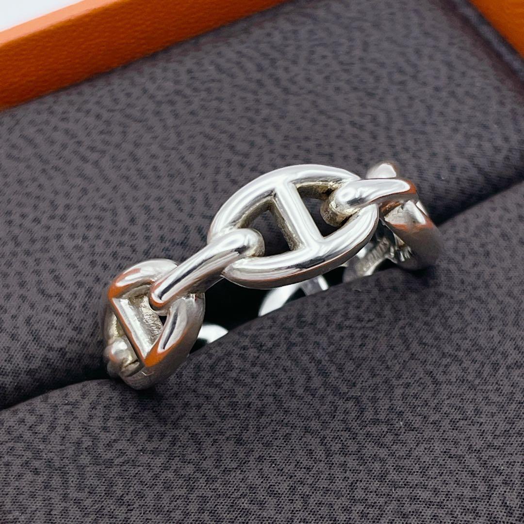 HERMES アンシェネ　リング　#58 シェーヌダンクル
