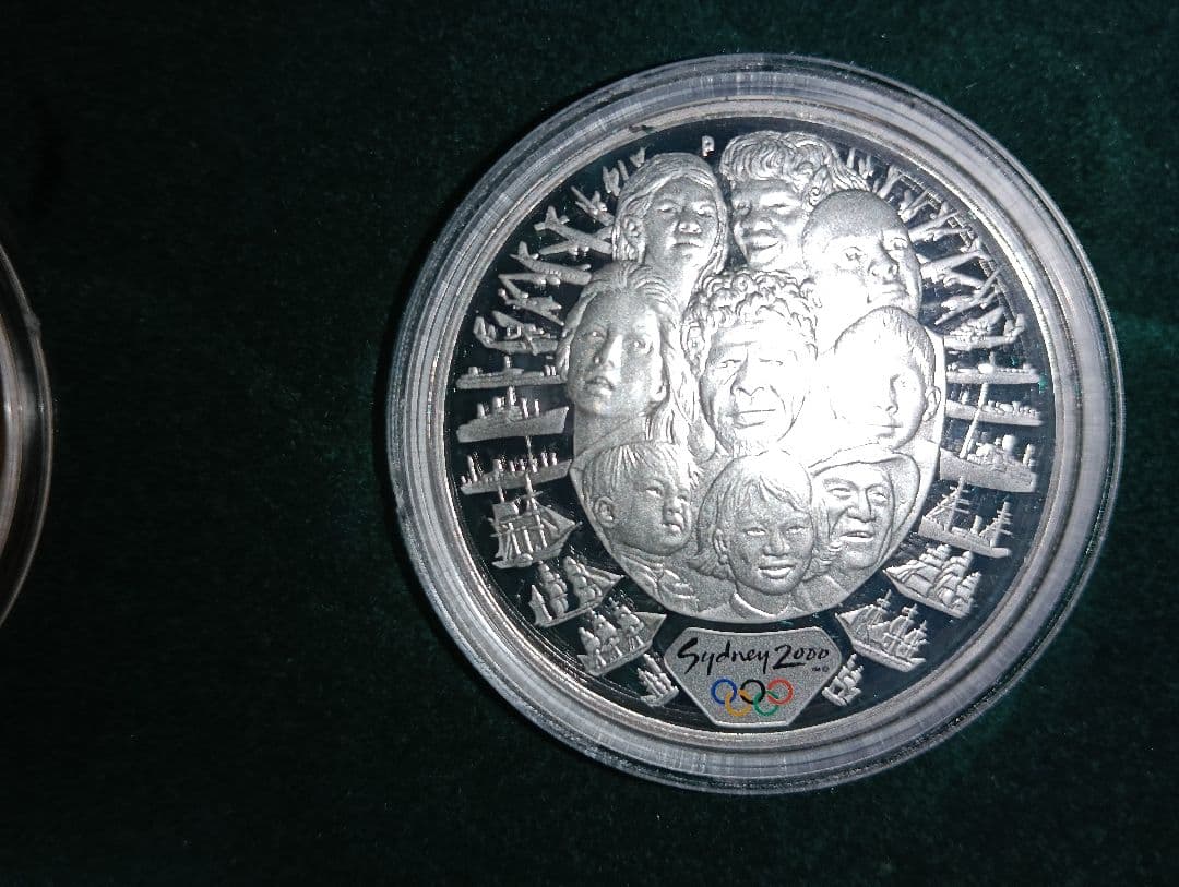 王立造幣局発行 オーストラリア シドニーオリンピック銀貨 純銀 総重量 221g
