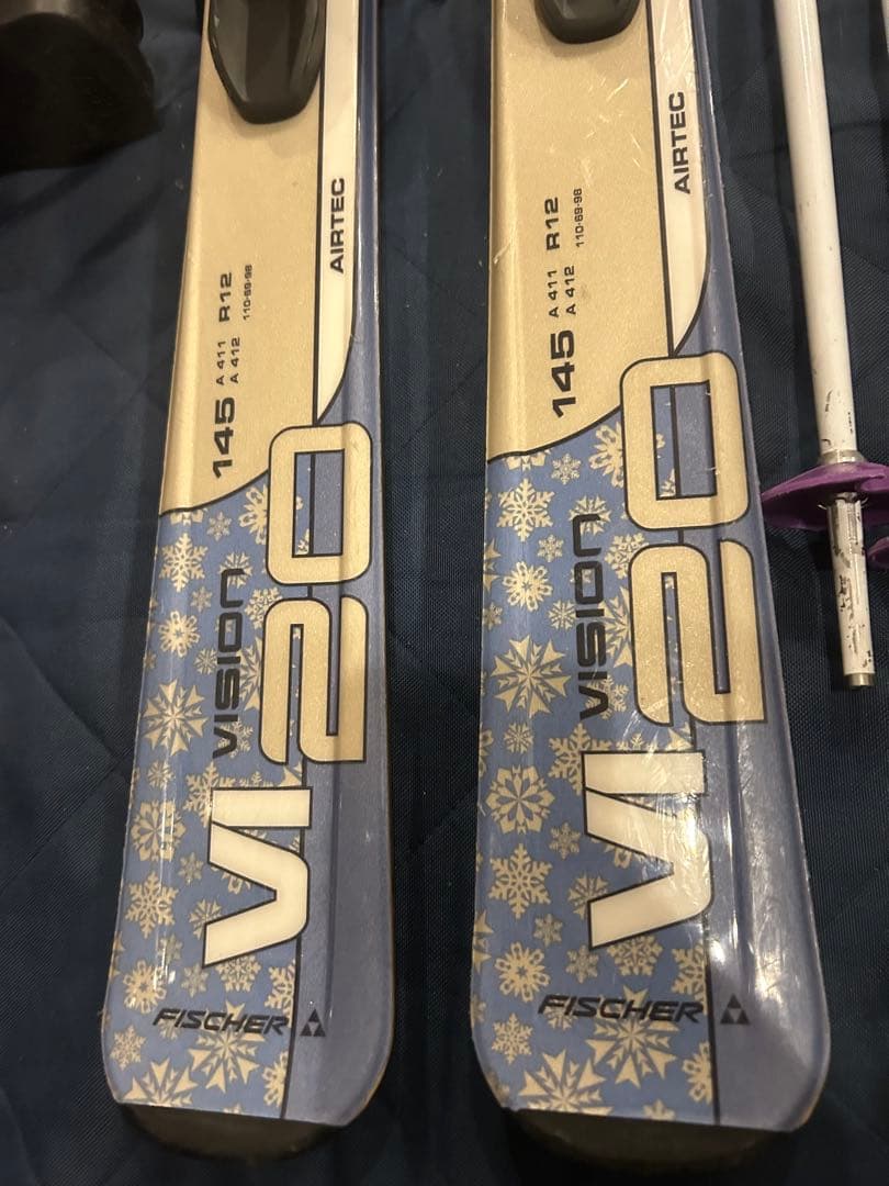 大人 スキーセット FISCHER スキー KASTLEブーツ 145