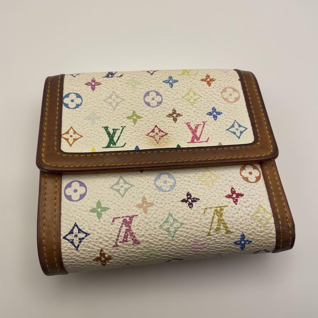 Louis Vuitton 二つ折り財布 ホワイト・マルチカラー本日限定価格