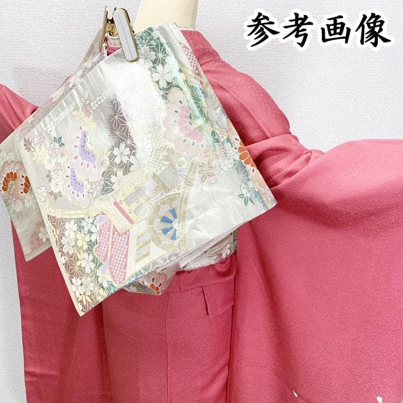 502z31,501y7,小物類☆可愛い！振袖 金駒刺繍 桜 うさぎ☆美品