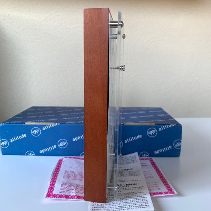 新品 altitude 輸入気象計 フランス製 温度計 湿度計 気圧計 説明書付