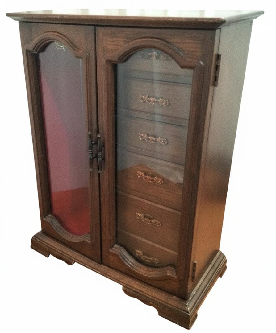 木製 ヴィンテージ ジュエリーボックス