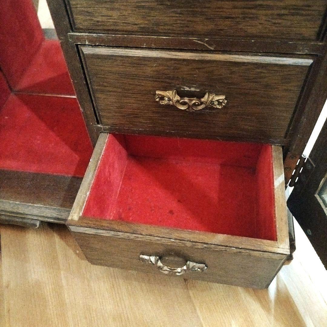 木製 ヴィンテージ ジュエリーボックス