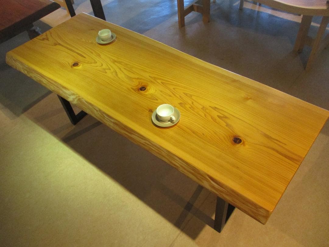 J-0020■　杉　スギ　テーブル　ローテーブル　ダイニング　座卓　一枚板　天板