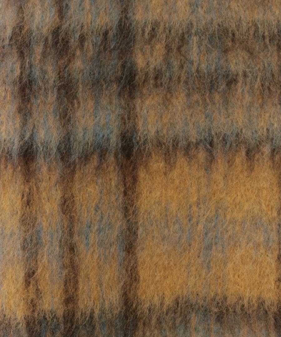 極美品 マッキントッシュ　フィロソフィー　モヘアシャギー　ダブルチェスターコート