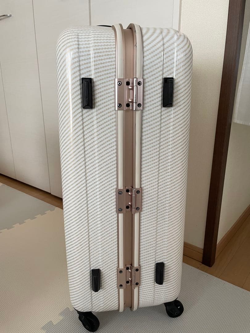 レジェンドウォーカー　ラフカーボンホワイトゴールド キャリーケース90ℓ