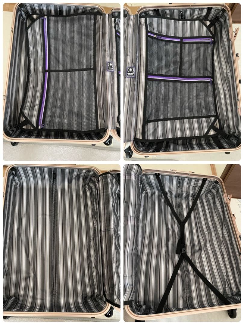 レジェンドウォーカー　ラフカーボンホワイトゴールド キャリーケース90ℓ