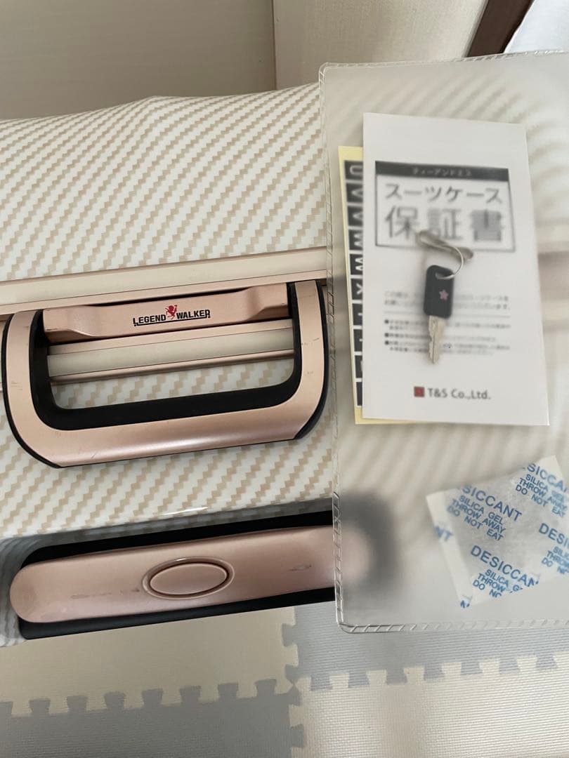 レジェンドウォーカー　ラフカーボンホワイトゴールド キャリーケース90ℓ