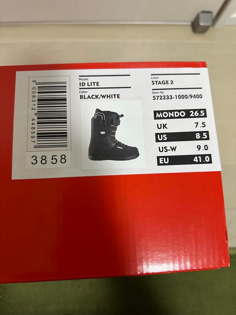 DEELUXE ID LITE ブラック/ホワイト サイズ26.5㎝