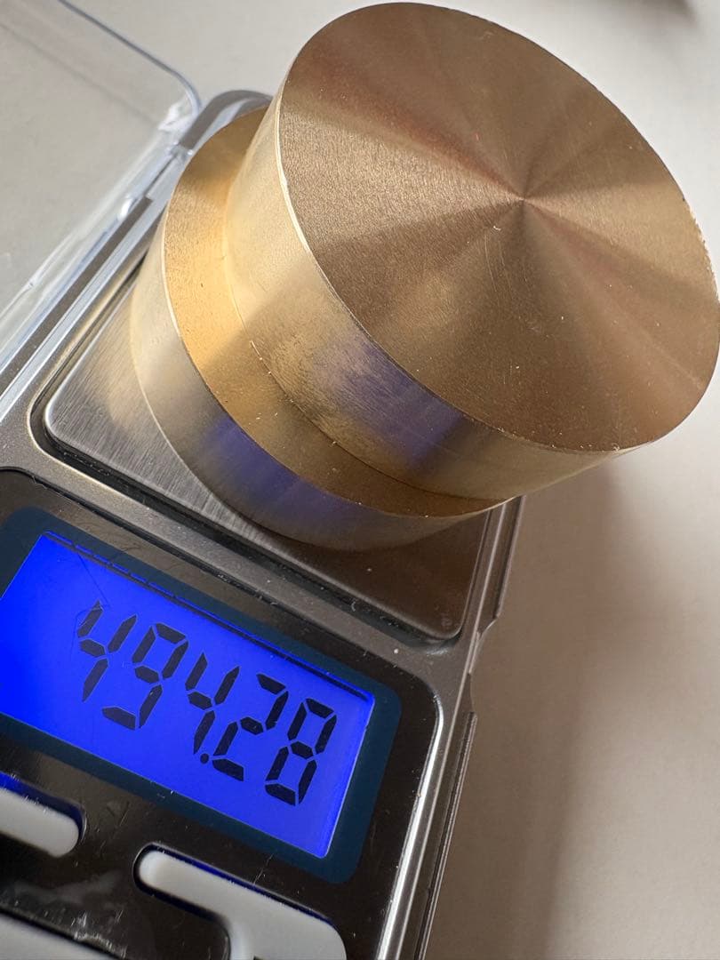 純銅製　ペーパーウエイト　2個セット　塊　494.28g