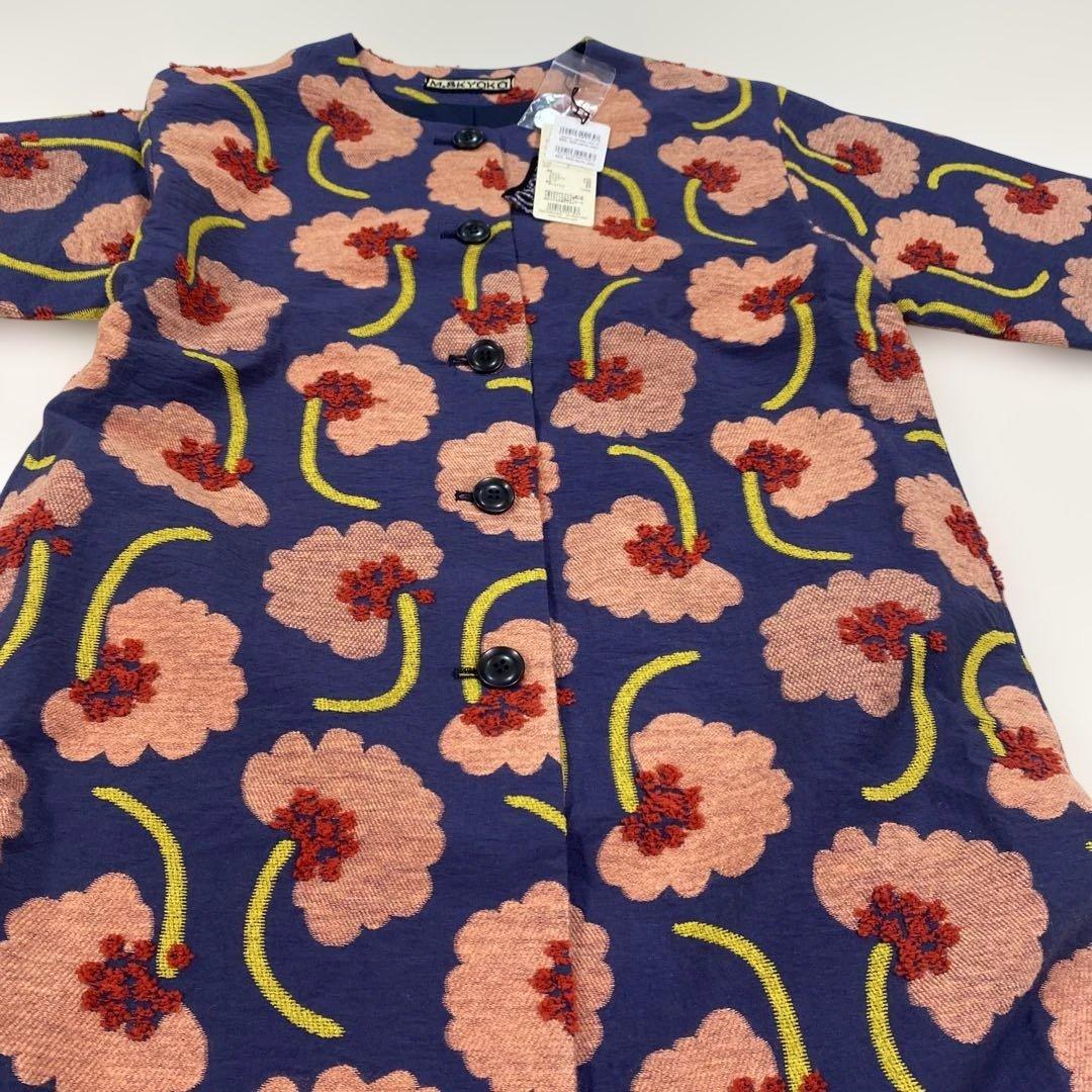 佐藤繊維 M.&KYOKO 花柄カジュアルアウター 新品 定価　82.500円
