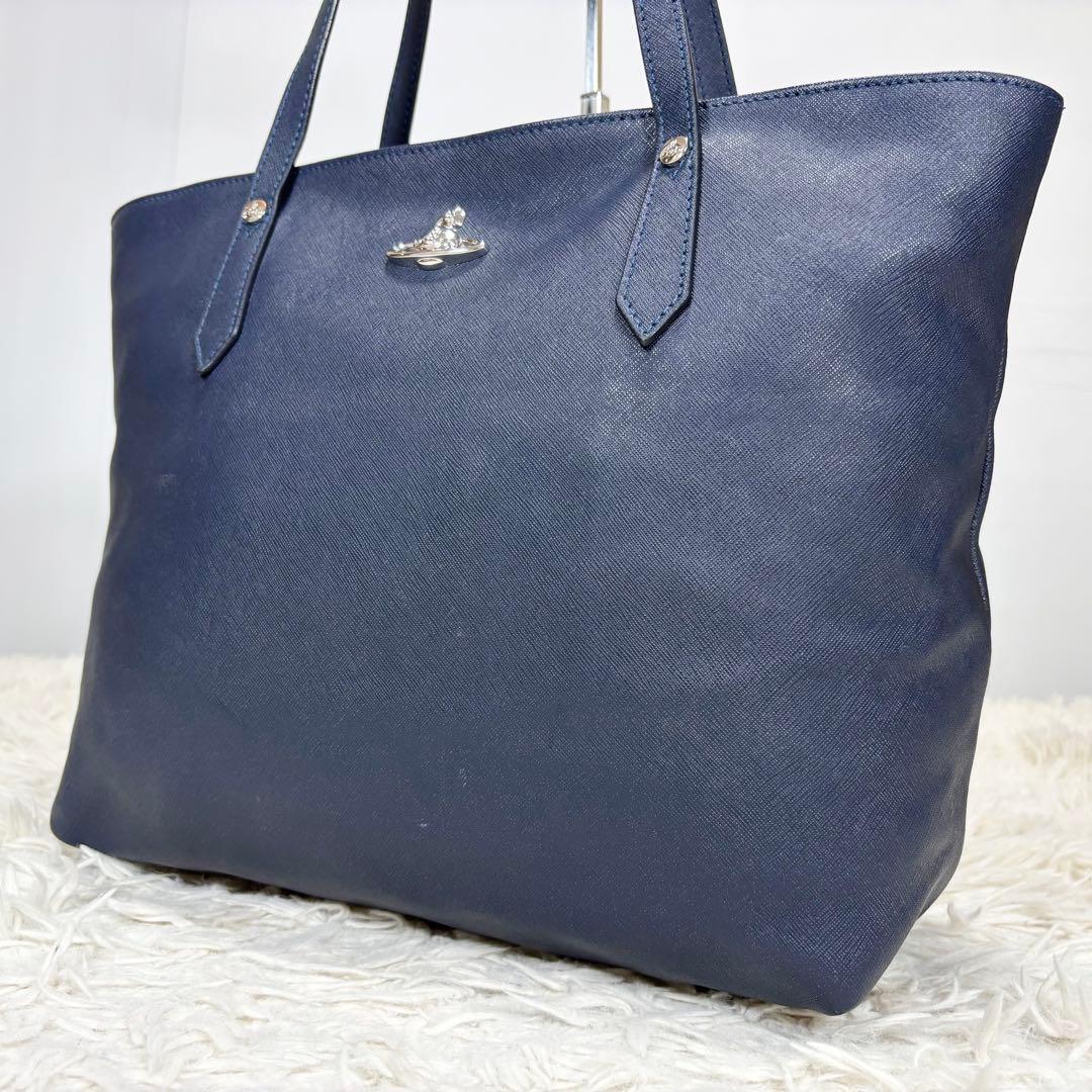 ヴィヴィアンウエストウッド レザー トートバッグビジネスバッグ レザー オーブ