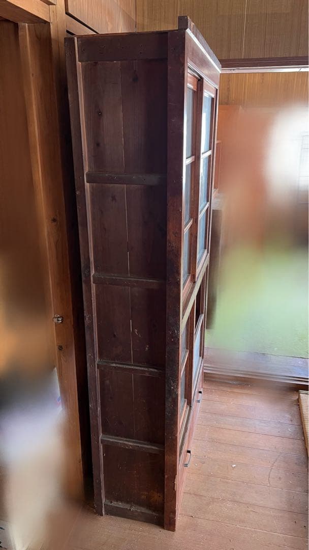 m*d様 【O-1607】水屋 食器棚 飾り棚 キャビネット 昭和レトロ アンテ