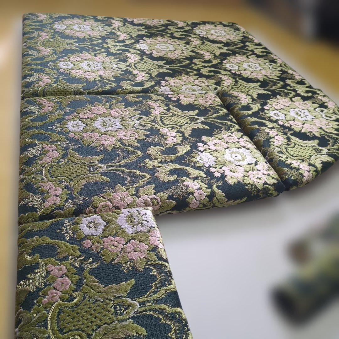 【ぱーる】フラット4点セット【花籠グリーン】