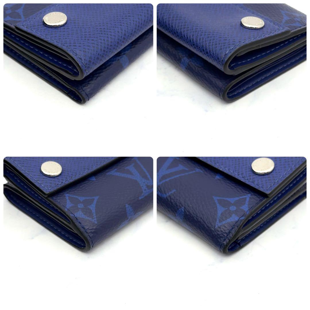 【新品級・IC】ルイヴィトン タイガラマ ディスカバリーコンパクト 三つ折り財布