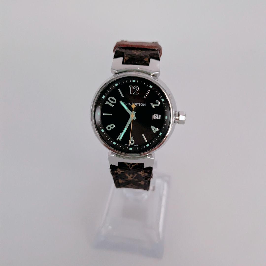 LOUIS VUITTON　ルイヴィトン　時計　タンブール　tambour　黒