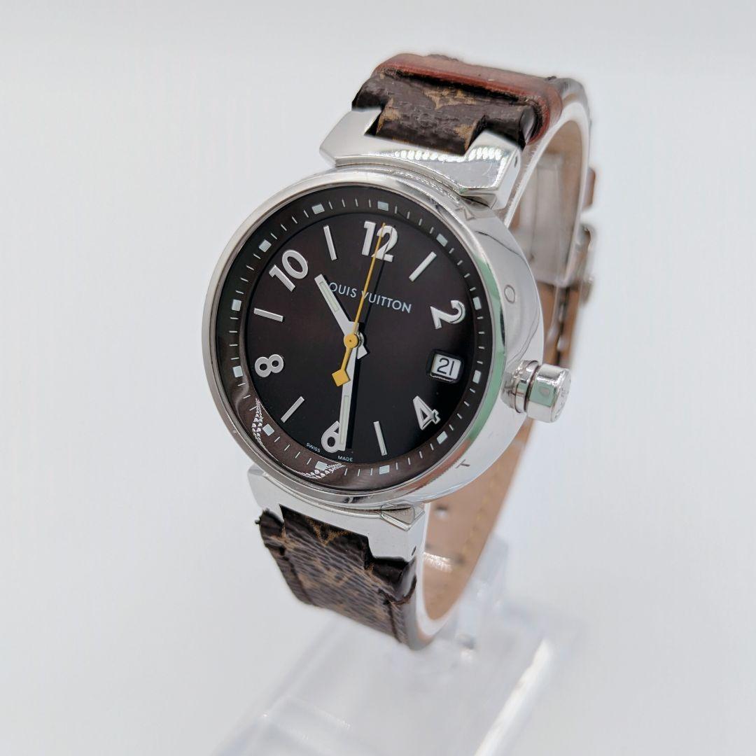 LOUIS VUITTON　ルイヴィトン　時計　タンブール　tambour　黒