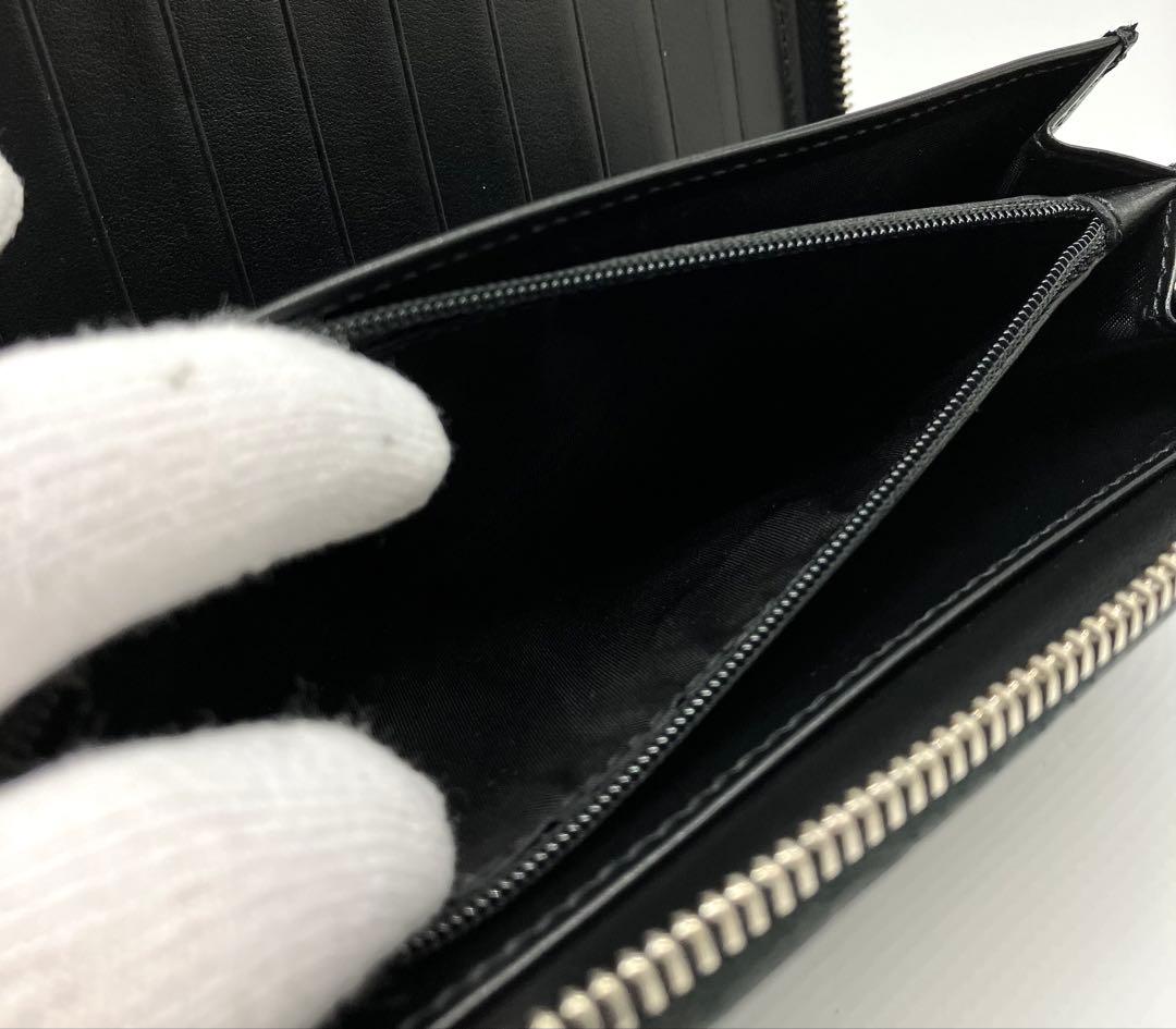⭐️ 極美品 グッチ GG エンボス ジッピー オーガナイザー 長財布 ブラック