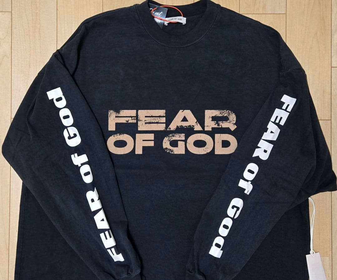 トップス Fear of God Relaxed LS Tee / Black / S