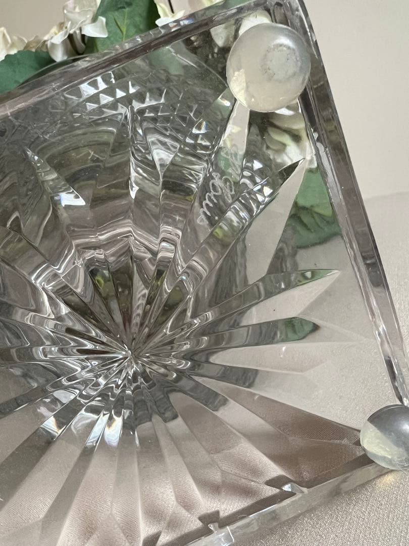 希少アート‼️【クリスタルの女王/高級エルメス】サンルイ★ヴェルサイユベースクリア